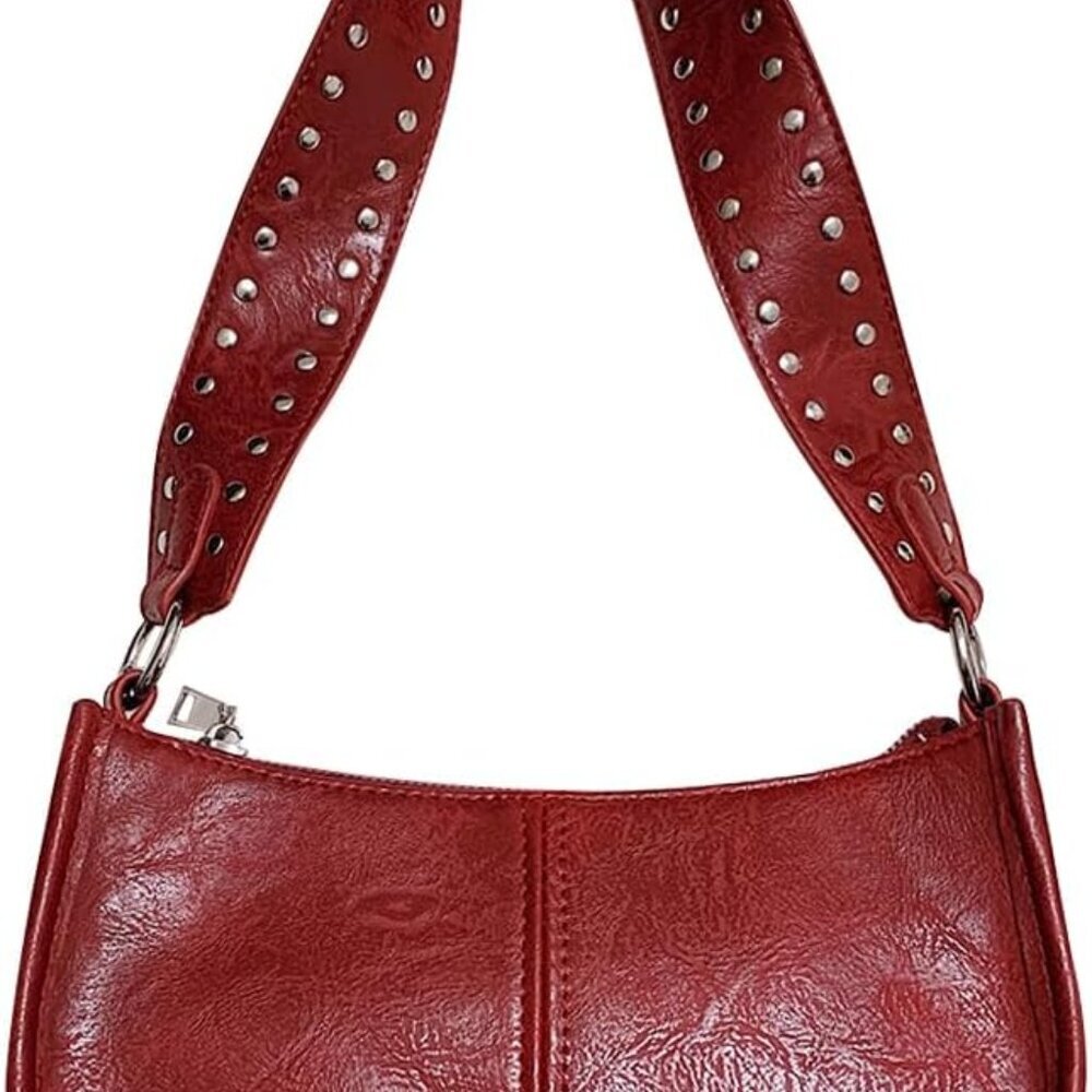 Shoulder Bags for Women Y2k Purse and Handbags Retro Studded Crossbody Bag Small